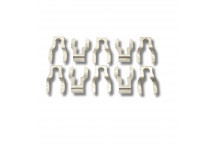 Fork Retaining Plate for Speedo Cable - Rear Flange - Def86-06/Disco 1/ RRC