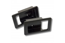 Bezel Door Interior Handle DEF Black Aluminium (Pair)