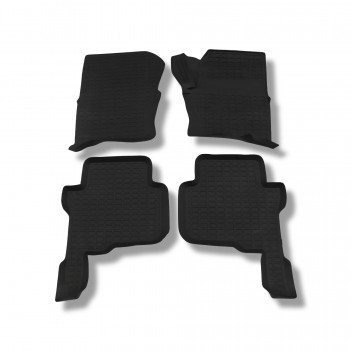 Rubber Mats - Front & Rear -RHD - D3-D4