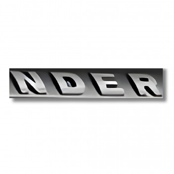 Decal Defender Front (Silver)
