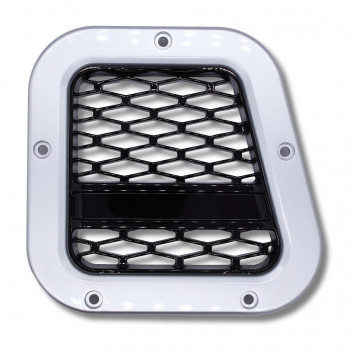 XS Intake Grille Silver With Black Mesh LHS