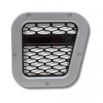 XS Intake Grille Silver With Black Mesh RHS