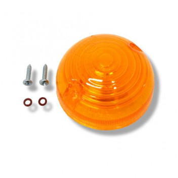 Lens Amber Flasher (Round)